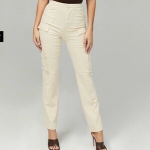 Mistress Rocks Best Life Cream Cargo Pants